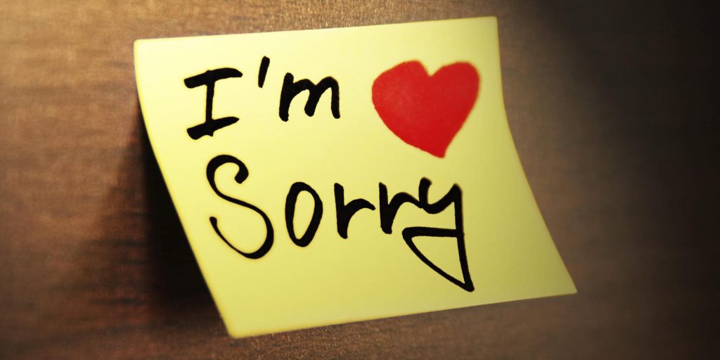 Mistakes people make when they try to apologize